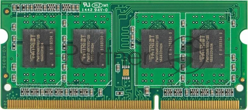 Модуль памяти Patriot SO-DIMM DDR3 4Gb 1600MHz PSD34G160081S RTL PC3-12800 CL11 204-pin 1.5В
