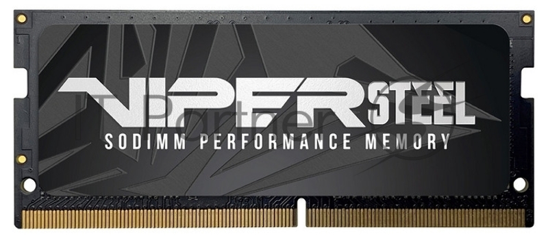 Модуль памяти SO-DIMM DDR 4 DIMM 16Gb PC21300, 2666Mhz, PATRIOT Viper Steel (PVS416G266C8S) (retail)
