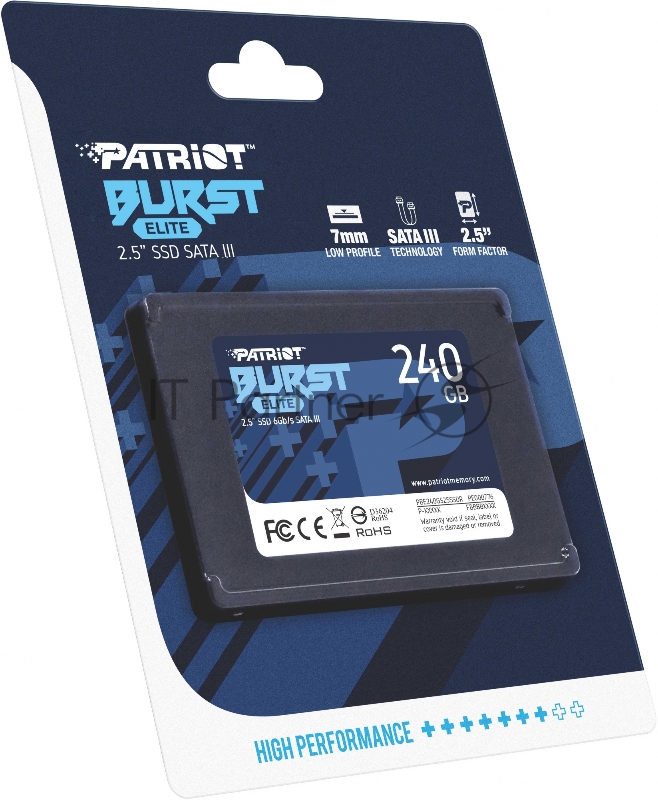 SSD накопитель Patriot SATA2.5 240GB BURST PBE240GS25SSDR