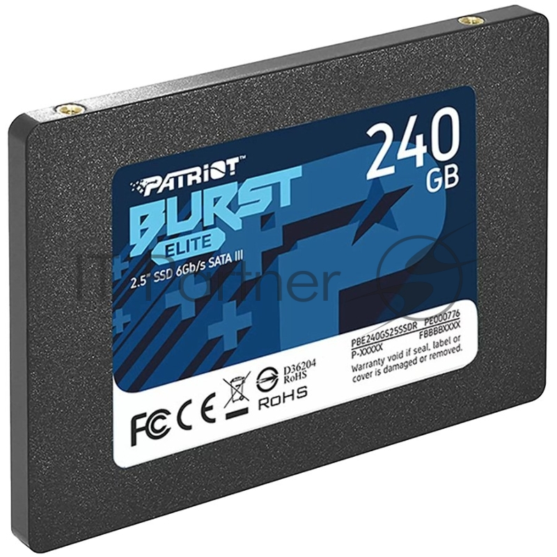 SSD накопитель Patriot SATA2.5 240GB BURST PBE240GS25SSDR