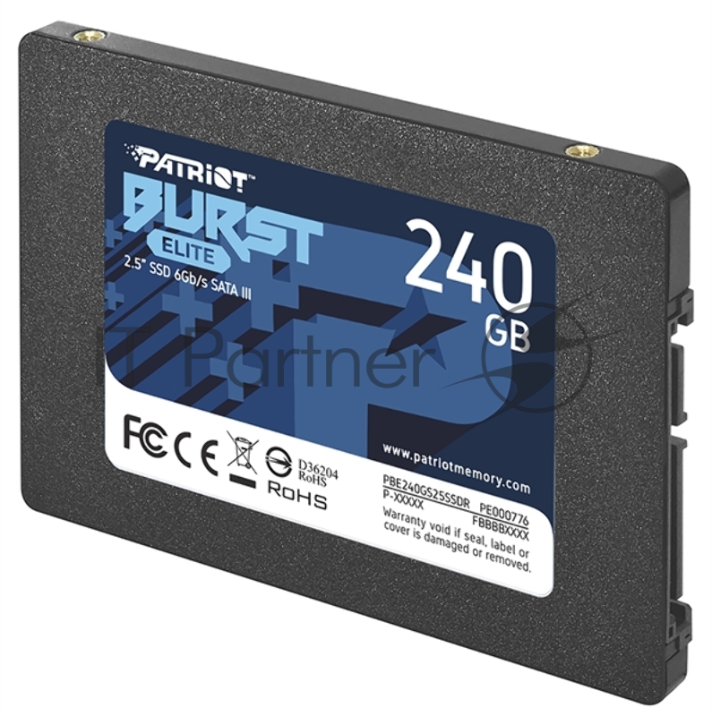 SSD накопитель Patriot SATA2.5 240GB BURST PBE240GS25SSDR