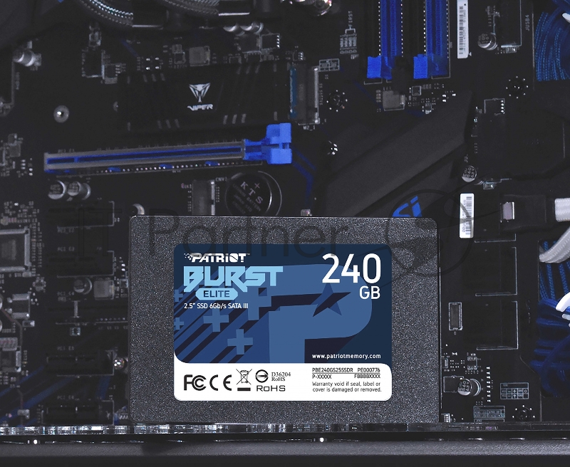 SSD накопитель Patriot SATA2.5 240GB BURST PBE240GS25SSDR