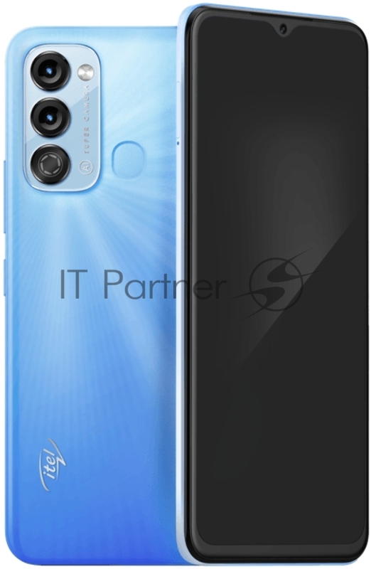 Смартфон Itel Vision 3 S661LN 32+2 Jewel Blue, 6.56 1600x720, 1.6GHz, 8 Core, 2 GB, 32GB, up to 128 flash, 8 MP+ 8W/5Mpix, 2 Sim, 2G, 3G, 4G, NFC, Google Pay, LTE, BT 4.2, Wi-Fi, GPS/A-GPS, Micro-USB, 4900mAh, Android 11
