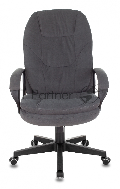 Кресло руководителя Бюрократ CH-868N Fabric серый Alfa 44 крестовина пластик