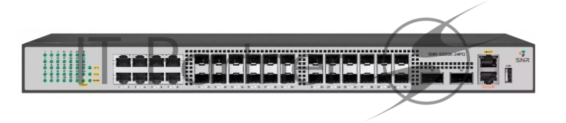 Управляемый коммутатор уровня 3, 8 x 10/100/1000BaseT, 24 x 1/10GE SFP+, 2 x 40G QSFP+