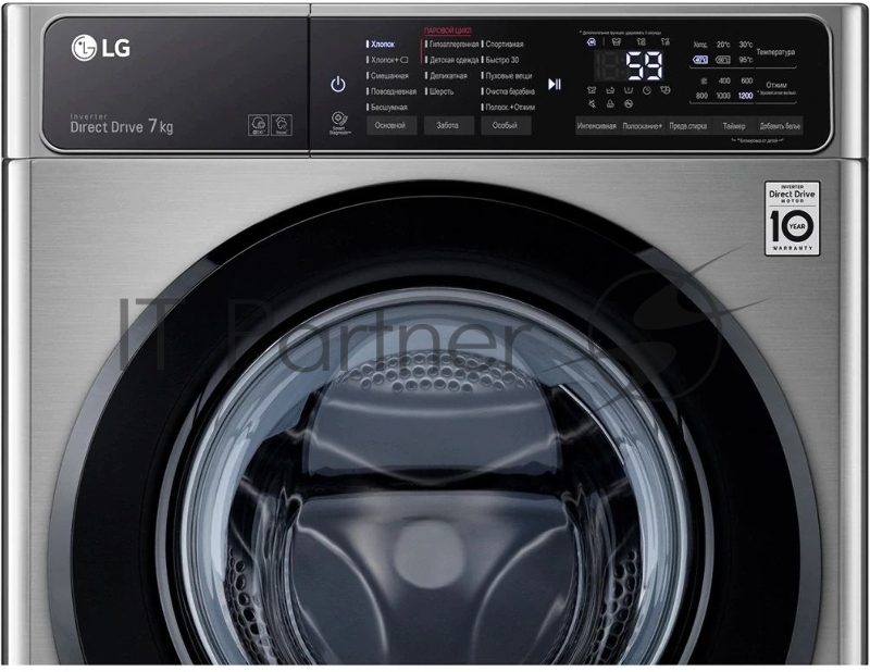 Стиральная машина LG F2T3HS6S класс: A загр.фронтальная макс.:7кг серебристый