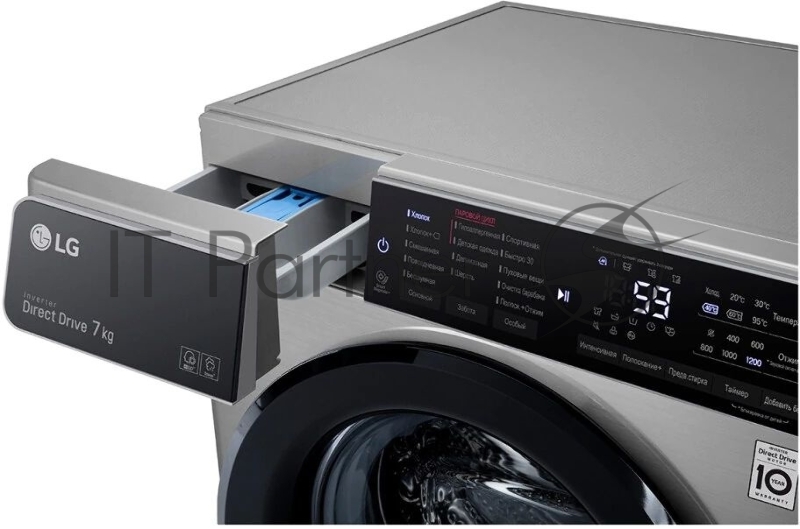 Стиральная машина LG F2T3HS6S класс: A загр.фронтальная макс.:7кг серебристый