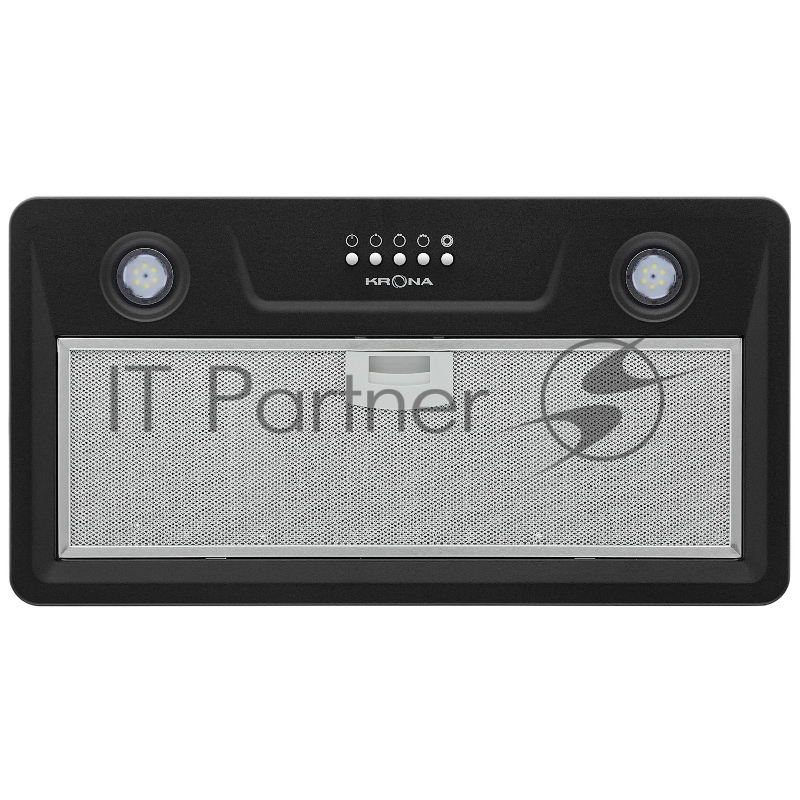 Вытяжка кухонная KRONA LUISA 600 BLACK PB полновстраиваемая модель отличное решение для эргономичного размещения вытяжки в интерьере кухни.