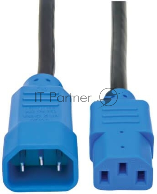 Кабель Tripplite C13 to C14 - 10A, 250V, 18 AWG,1.22 m, Buel (P004-004-BL)