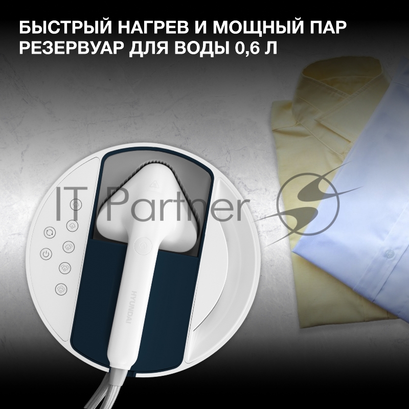 Парогенератор Hyundai H-SS02475 2200Вт белый/темно-синий