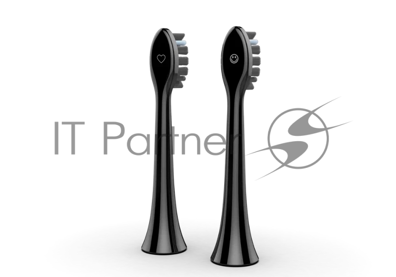 Насадка для электрической зубной щетки AENO Replacement toothbrush heads, Black, Dupont bristles, 2pcs in set (for ADB0004/ADB0006 and ADB0003/ADB0005)