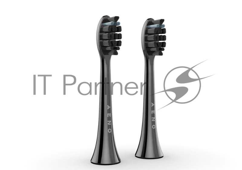 Насадка для электрической зубной щетки AENO Replacement toothbrush heads, Black, Dupont bristles, 2pcs in set (for ADB0004/ADB0006 and ADB0003/ADB0005)