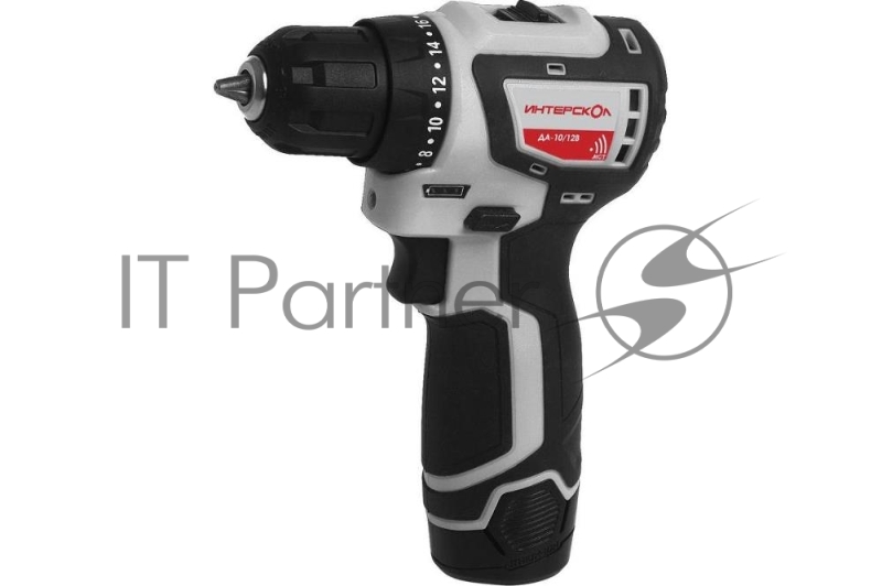 Бесщеточная аккумуляторная дрель-шуруповерт ДА-10/12В МиниМАКС (Li-ion, картон, 2 аккум., 1,5Ач) Подарочная серия