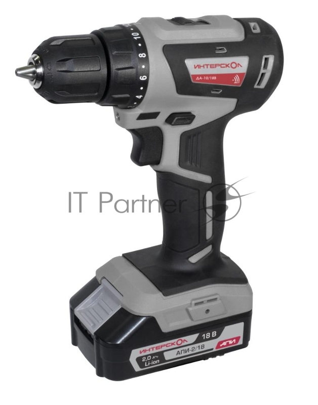 Бесщеточная аккумуляторная дрель-шуруповерт ДА-10/18В МиниМАКС Li-ion АПИ (кейс, 2 аккум. 2Ач, ЗУ)