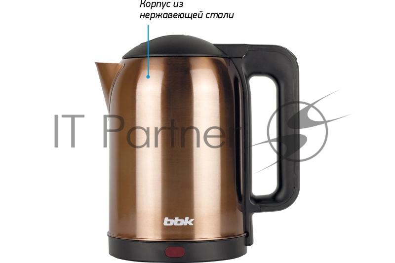 Чайник электрический BBK EK1809S медный/черный