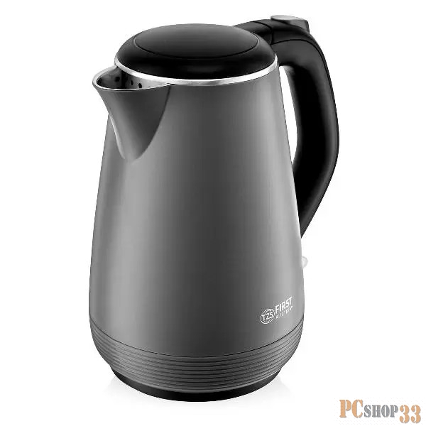 Чайник FIRST FA-5407-4-GR Мощность: 1200 Вт.Емкость: 1.0 л Корпус с двойными стенками.