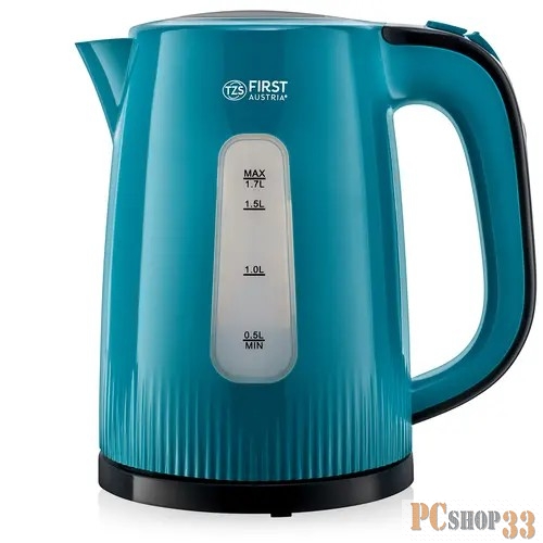 Чайник FIRST FA-5417-7-GN Максимальный объем 1.7 л.Мощность 2200 Вт.Корпус из термостойкого пластика