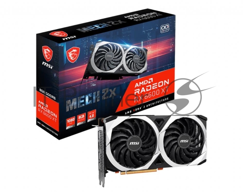 Видеокарта MSI PCI-E AMD Radeon RX 6600 MECH 2X 8G RU (128bit/GDDR6/HDMI/3xDP/RTL)