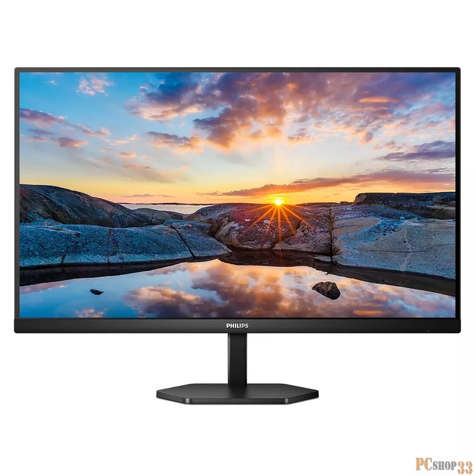 МОНИТОР 27 PHILIPS 27E1N3300A/00 Black (IPS, 1920x1080, 75Hz, 1 ms, 178°/178°, 300 cd/m, Mega DCR, +HDMI 1.4, +4xUSB