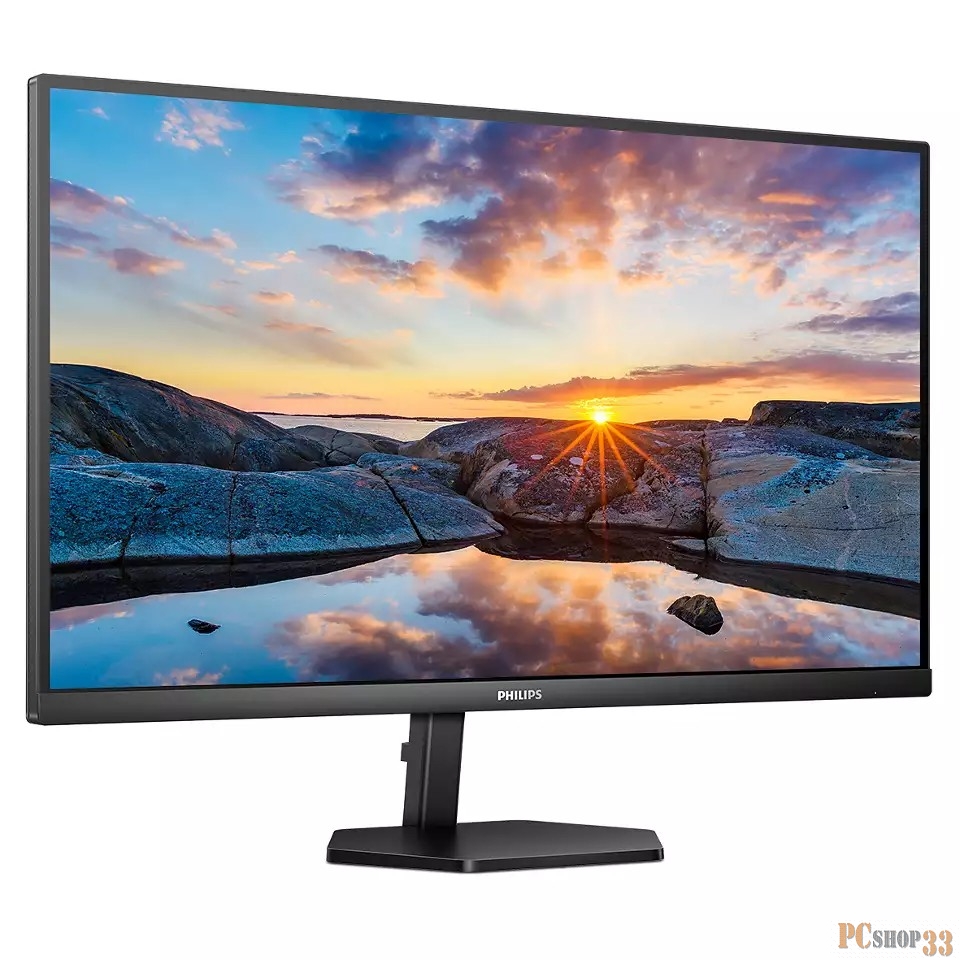 МОНИТОР 27 PHILIPS 27E1N3300A/00 Black (IPS, 1920x1080, 75Hz, 1 ms, 178°/178°, 300 cd/m, Mega DCR, +HDMI 1.4, +4xUSB
