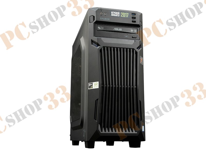 Игровой компьютер Flextron CS:GO Eagle (Core i5 8600K-3.60ГГц, 16ГБ, 250ГБ+2ТБ, GFGTX1070, LAN, W10 Home 64bit)