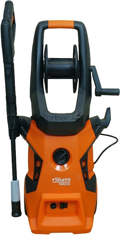 Мойка высокого давления Sturm! PW92123, 2.3кВт, 165 бар, ШВД-10м, самовсасыв., катушка, колеса