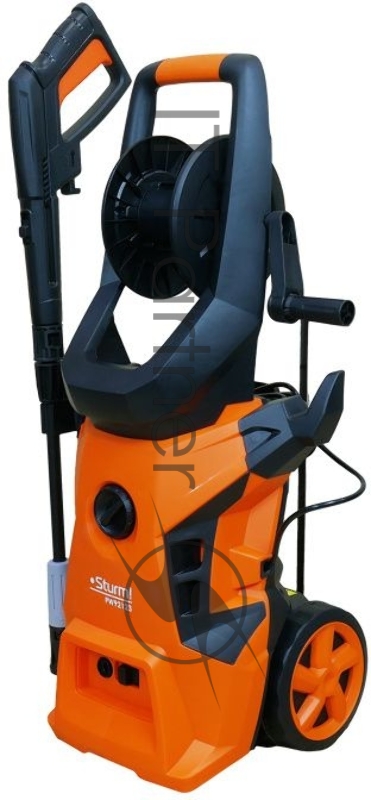 Мойка высокого давления Sturm! PW92123, 2.3кВт, 165 бар, ШВД-10м, самовсасыв., катушка, колеса