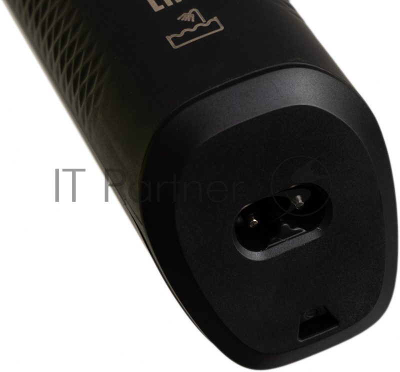 Триммер Philips OneBlade QP6530/16 черный/салатовый 5.4Вт (насадок в компл:2шт)