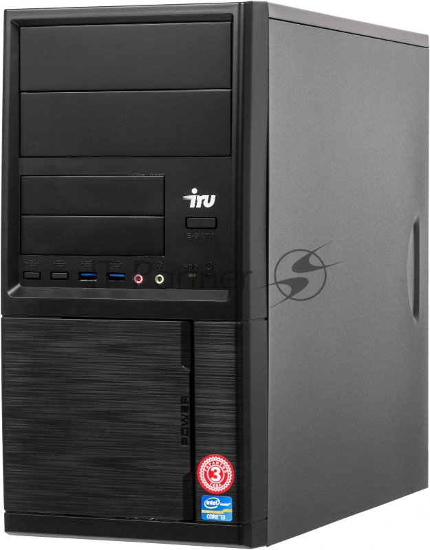 ПК IRU Office 512 MT PG G5420 (3.8) 8Gb SSD240Gb UHDG 610 Windows 10 Professional 64 GbitEth 400W черный