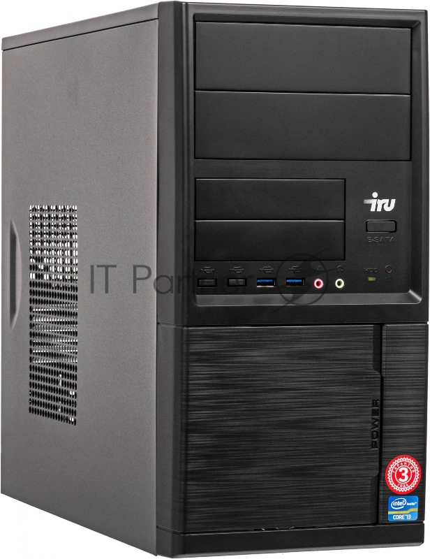 ПК IRU Office 512 MT PG G5420 (3.8) 8Gb SSD240Gb UHDG 610 Windows 10 Professional 64 GbitEth 400W черный