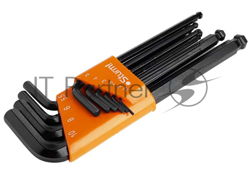 Ключи шестигранные набор Sturm! 1045-04-10Bx10 10шт, 1.5-10мм с ШАРОВИДНЫМ НАКОНЕЧНИКОМ