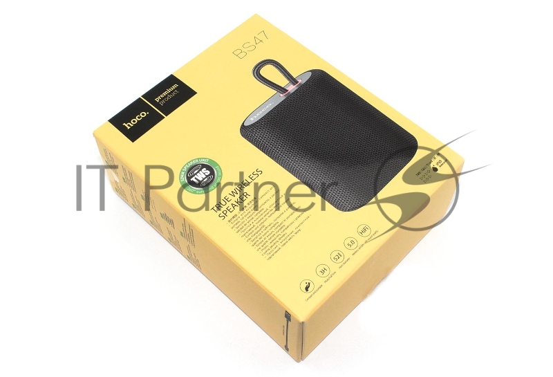 Портативная колонка HOCO BS47, черный, ткань