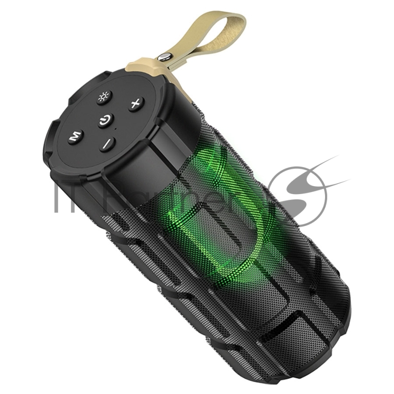 Портативная колонка HOCO HC7, черный, LED подсветка