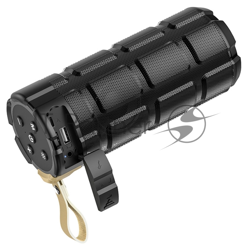 Портативная колонка HOCO HC7, черный, LED подсветка