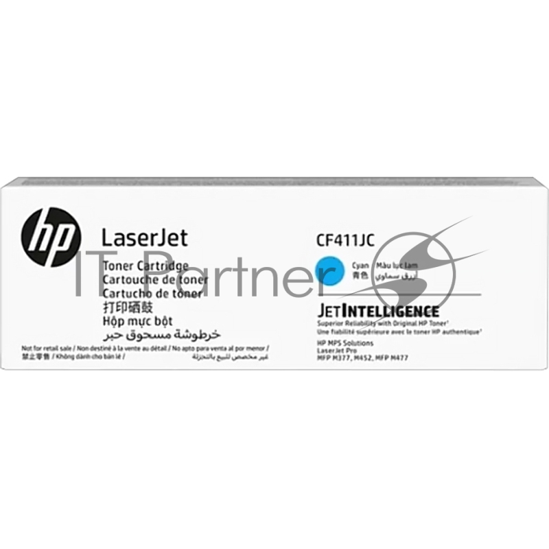 Cartridge HP 410J для CLJ M477/M452/M377dw, голубой (6 000 стр.) (белая упаковка)