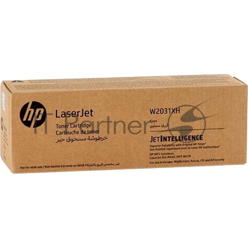 Cartridge HP 415X для LJ Pro M454/MFP M479/M480f, голубой (6 000 стр.) (желтая упаковка)