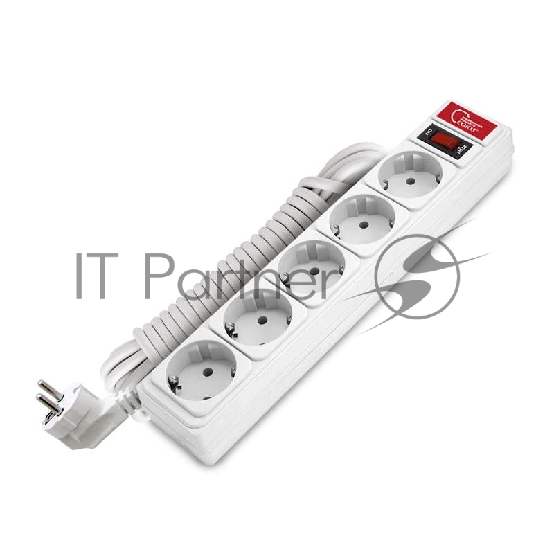 Сетевой фильтр ПВС 3*0,75 5м белый премиум упаковка