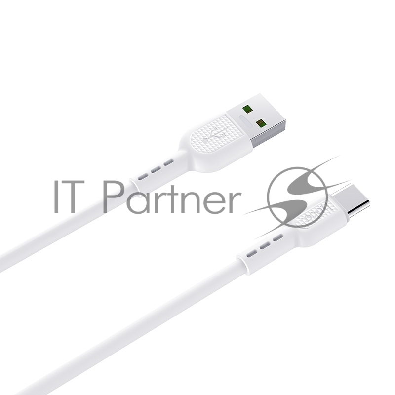 Кабель USB 2.0 hoco X33, AM/Type-C, белый, 1м, 5А