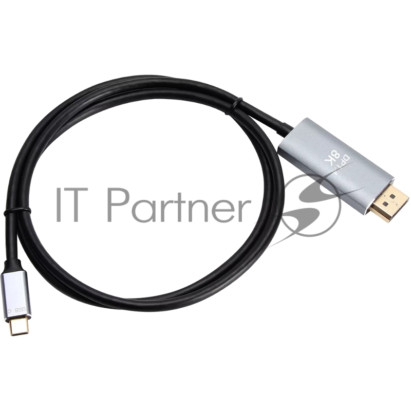 Кабель-адаптер USB Type-Cm --> DP1.4v (m) 8K@60Hz, 1.8m , Alum Shell,VCOM <CU480MC-1.8M>