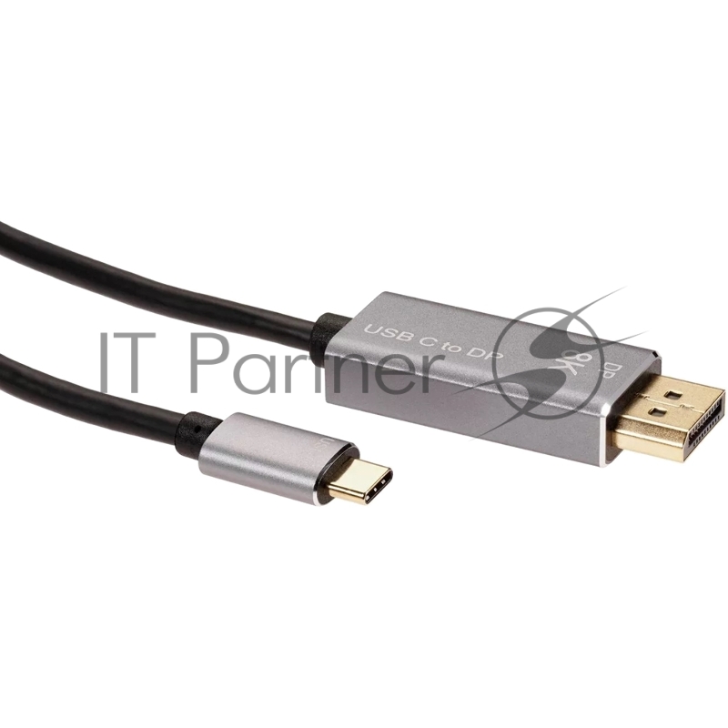 Кабель-адаптер USB Type-Cm --> DP1.4v (m) 8K@60Hz, 1.8m , Alum Shell,VCOM <CU480MC-1.8M>
