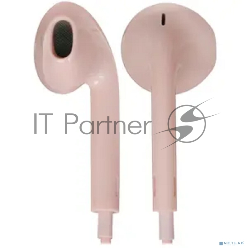 Проводные наушники-вставки с микрофоном Hoco M55, розовый