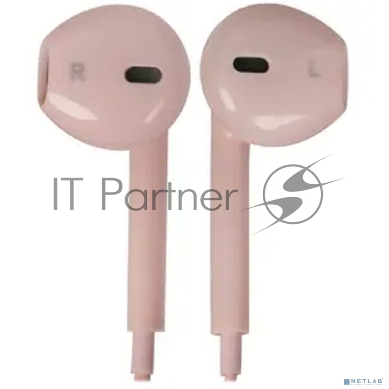 Проводные наушники-вставки с микрофоном Hoco M55, розовый
