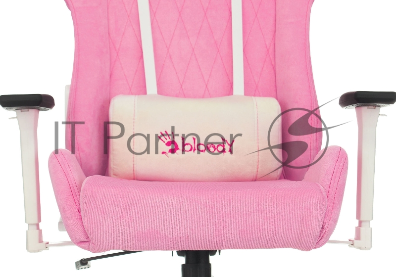 Кресло игровое A4Tech Bloody GC-310 розовый сиденье розовый крестовина