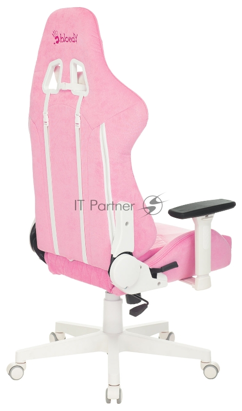 Кресло игровое A4Tech Bloody GC-310 розовый сиденье розовый крестовина