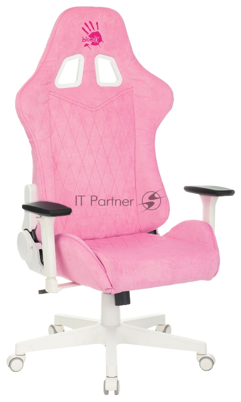 Кресло игровое A4Tech Bloody GC-310 розовый сиденье розовый крестовина