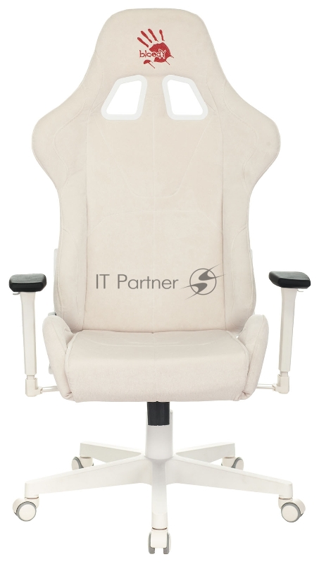 Кресло игровое A4Tech Bloody GC-320 белый сиденье белый крестовина