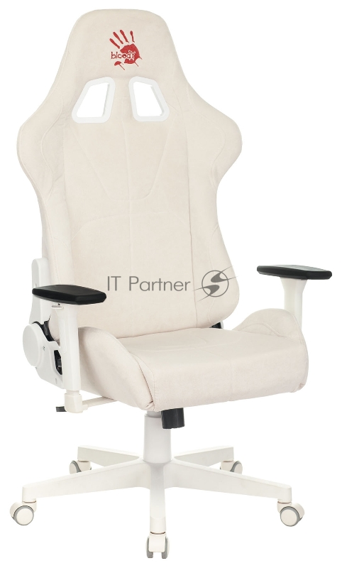 Кресло игровое A4Tech Bloody GC-320 белый сиденье белый крестовина