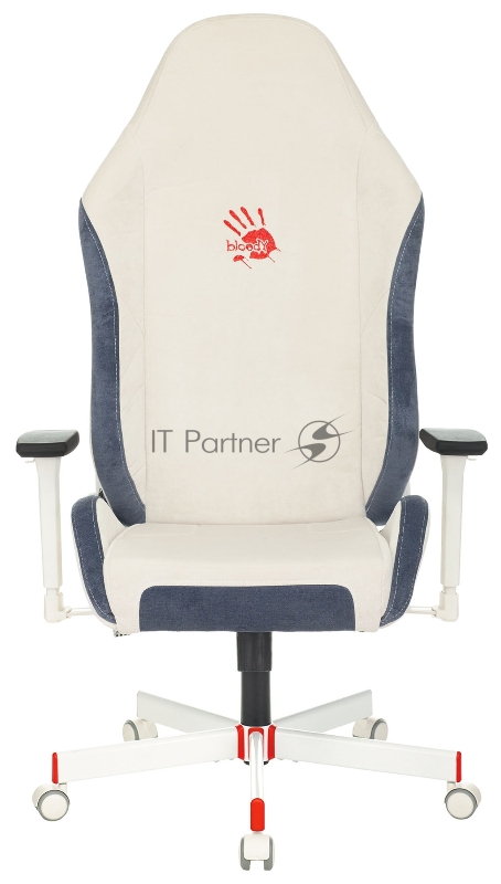 Кресло игровое A4Tech Bloody GC-330 белый крестовина металл