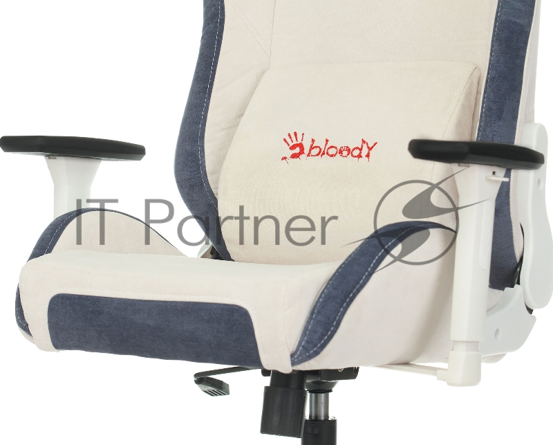 Кресло игровое A4Tech Bloody GC-330 белый крестовина металл