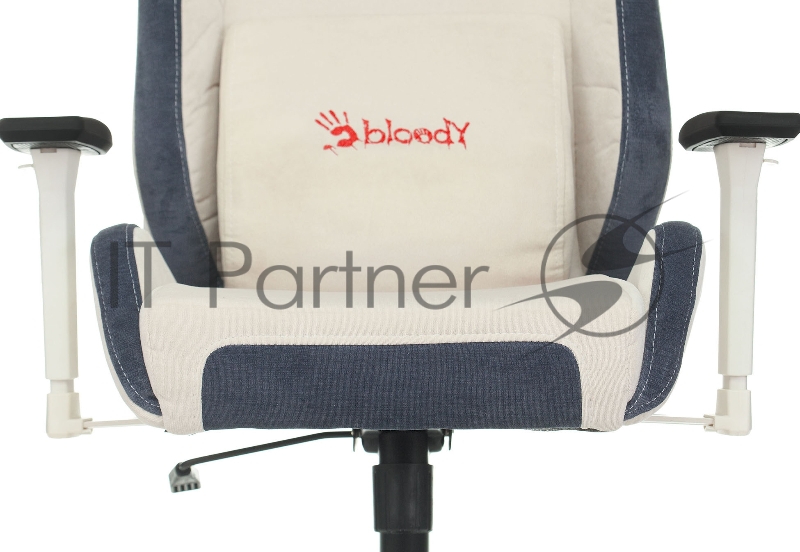 Кресло игровое A4Tech Bloody GC-330 белый крестовина металл